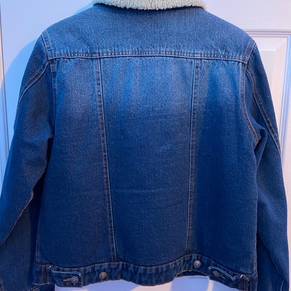 Wool jean jacket - Picture 3 of 4